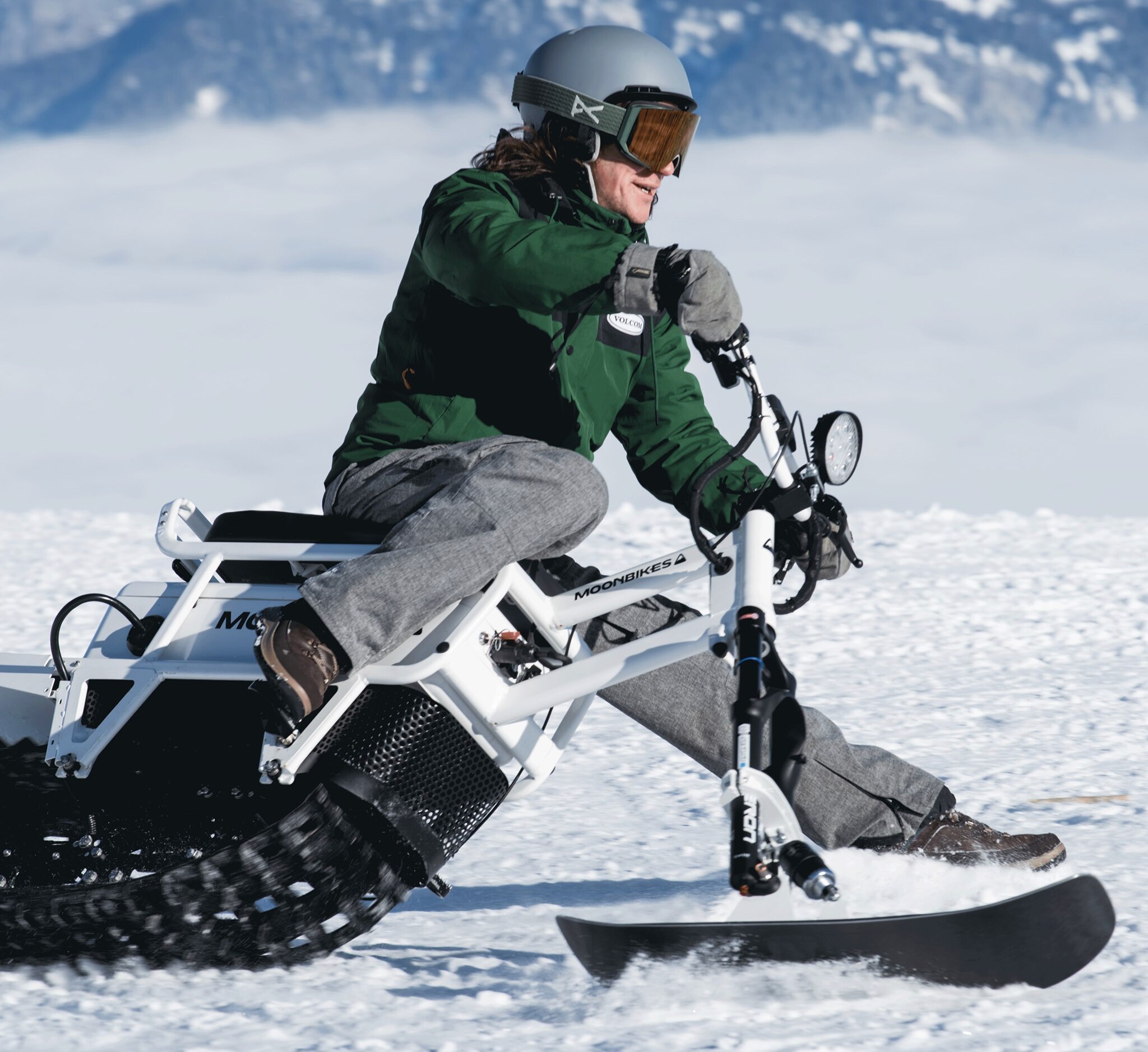 Electric online snow bike